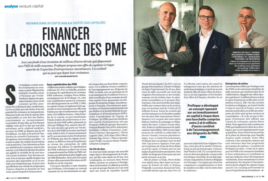 Financer La Croissance Des PME - Profinpar